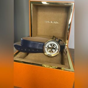 Tory Burch Navy Wrap Watch